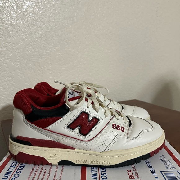 New Balance 550 - Aime Leon Dore Red - Picture 1 of 8